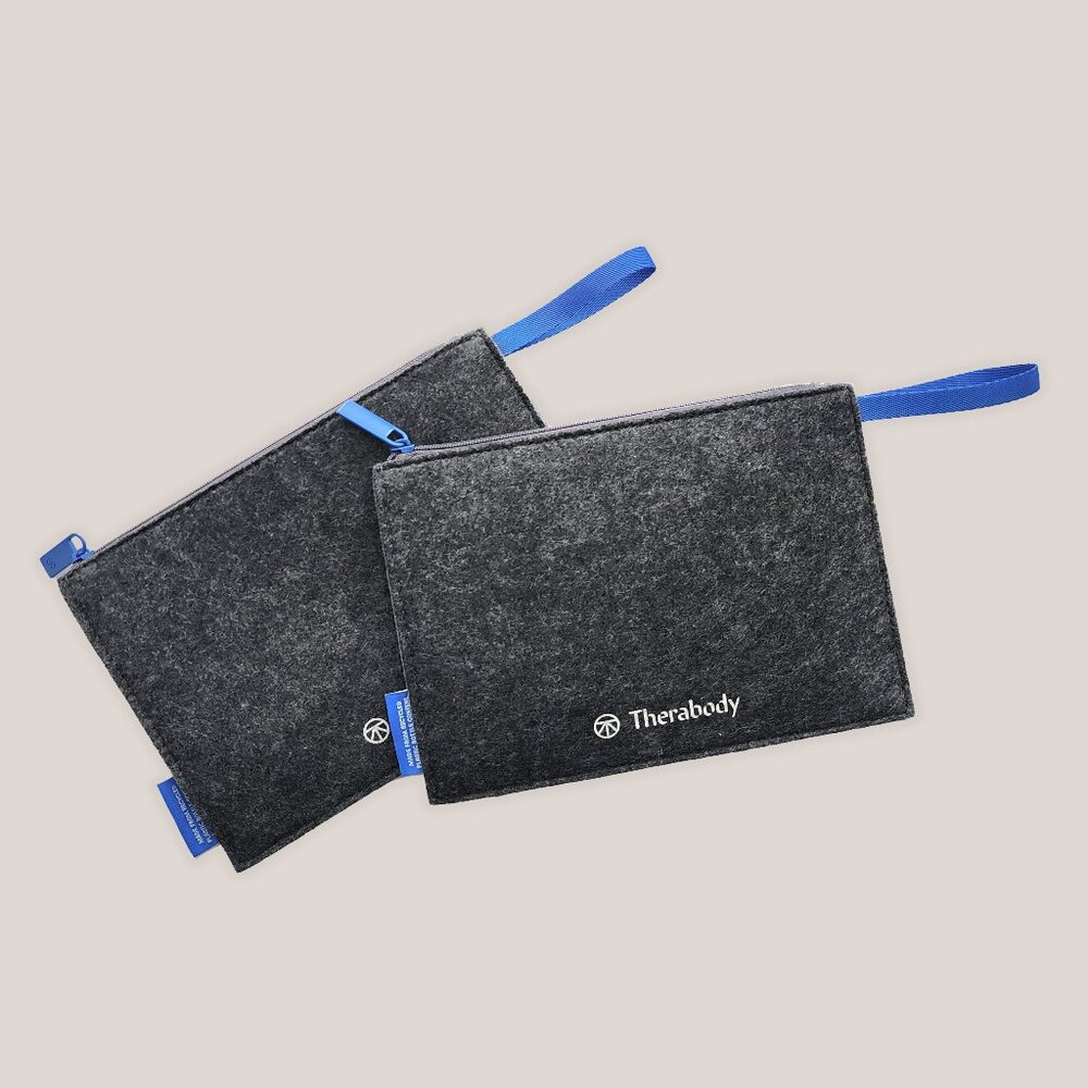 NEW Therabody Pouches | Amenity Bag from United Airlines | No products included